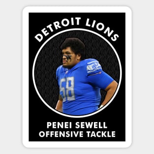 PENEI SEWELL - OT - DETROIT LIONS Magnet